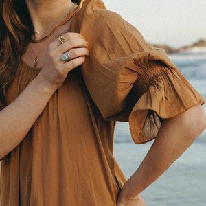 Daughters of India sahana maxi dress in desert